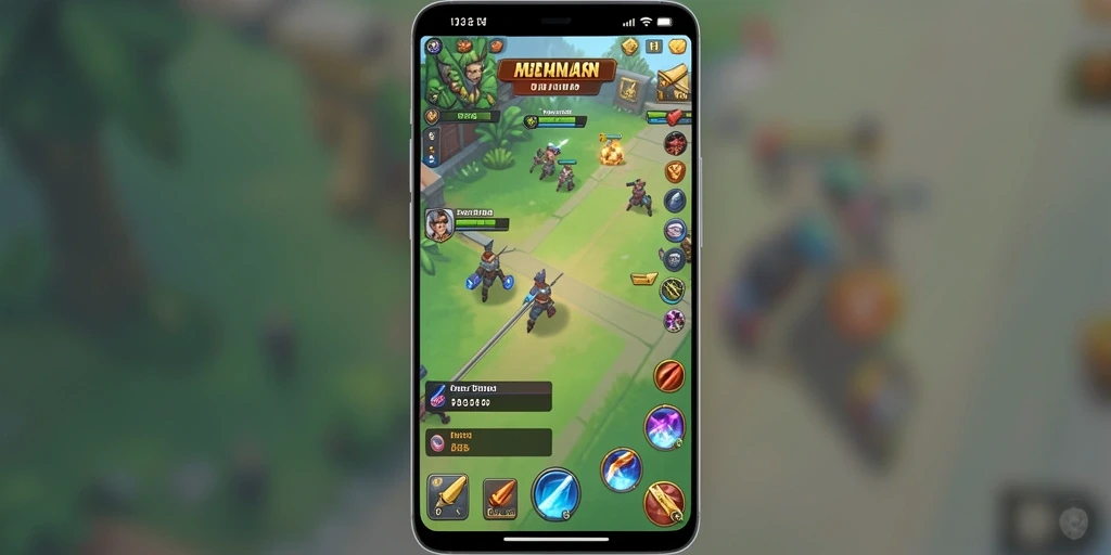 Gambaran antarmuka permainan yang user-friendly dan menarik.