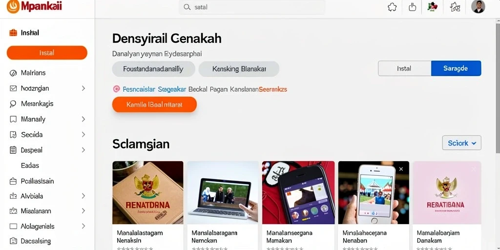 Antarmuka pengguna yang sederhana dan intuitif.
