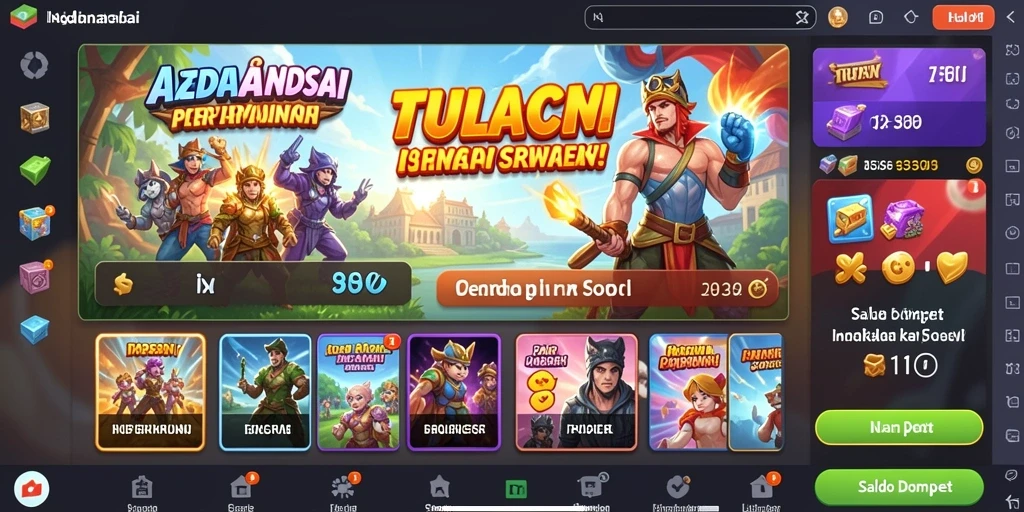 Grafik yang memukau dan efek suara menarik.