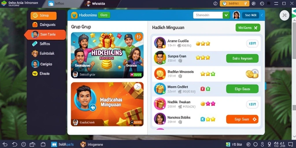 Fitur interaksi pengguna yang meningkatkan pengalaman bermain.