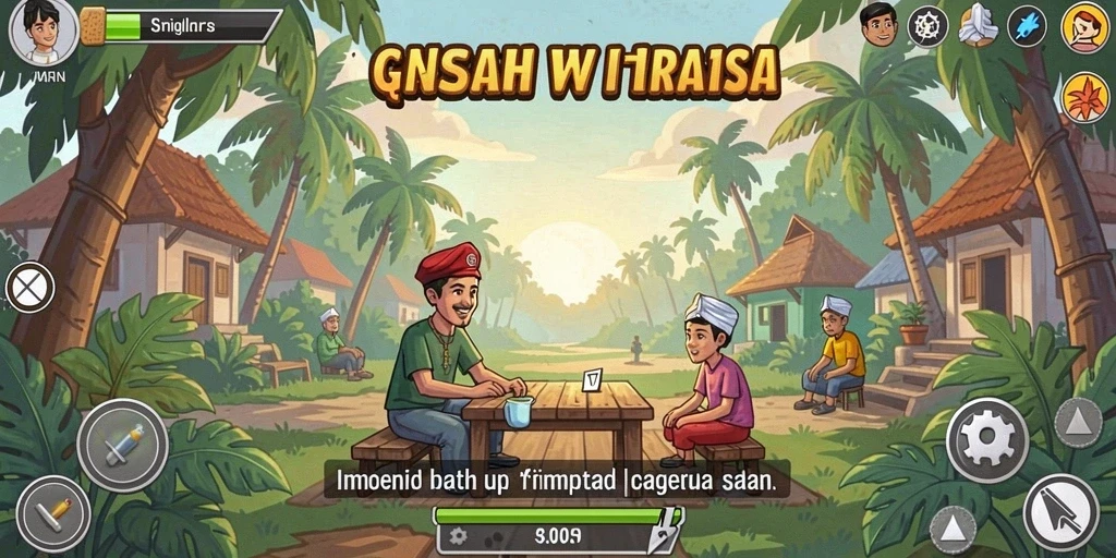 Pemandangan indah dari lokasi petualangan yang menakjubkan.